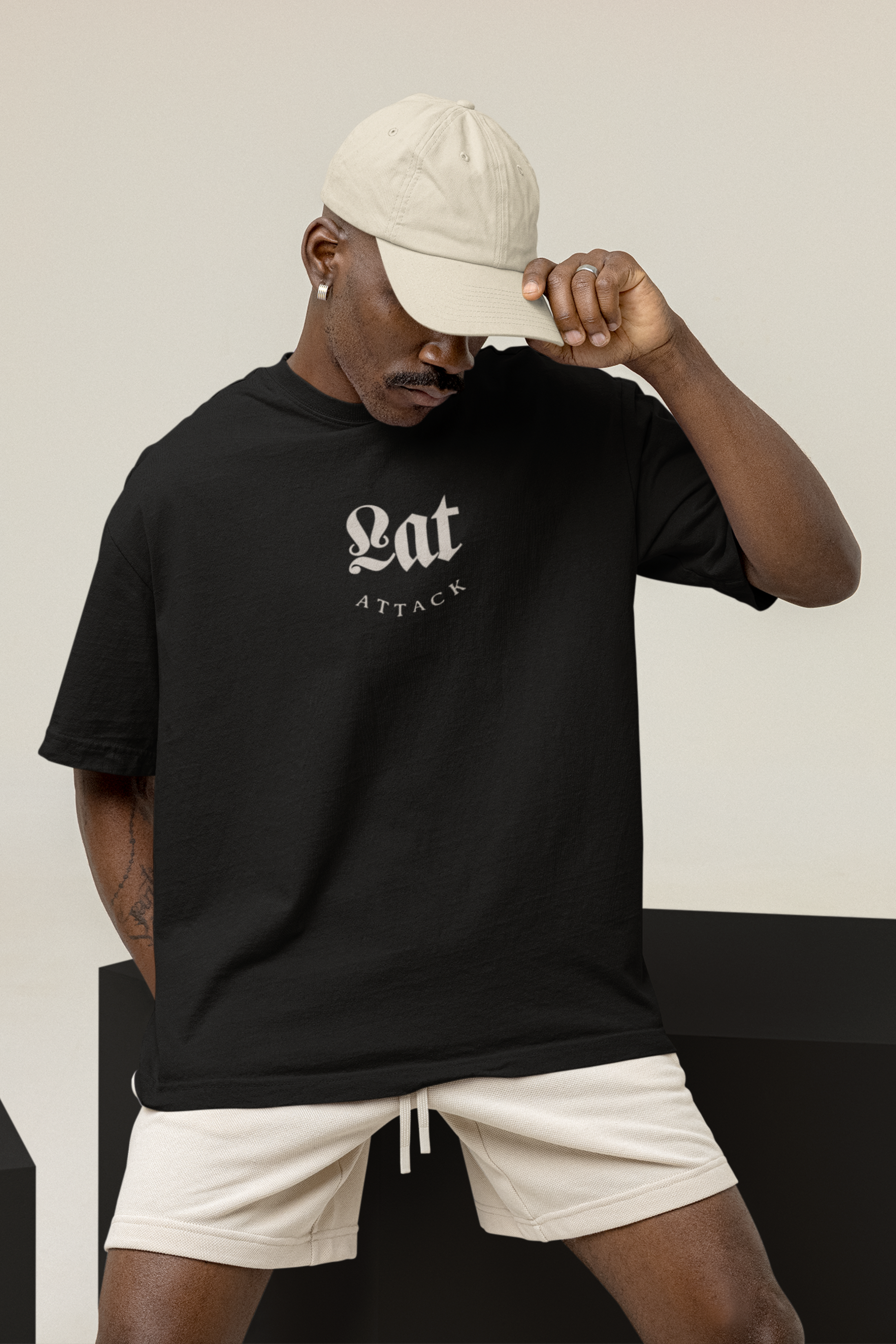 Lats Attack Gym Unisex Oversized T-shirt