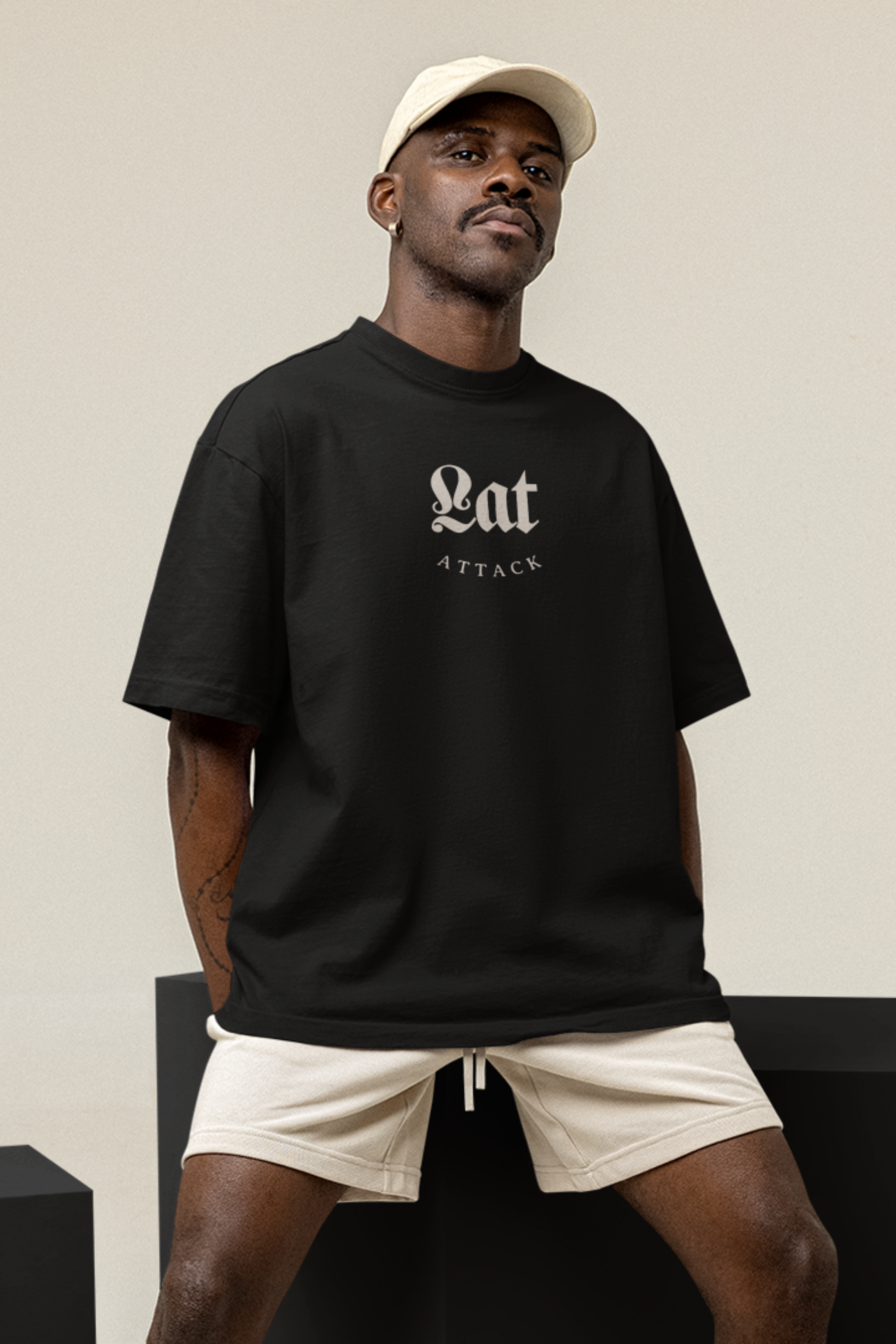 Lats Attack Gym Unisex Oversized T-shirt