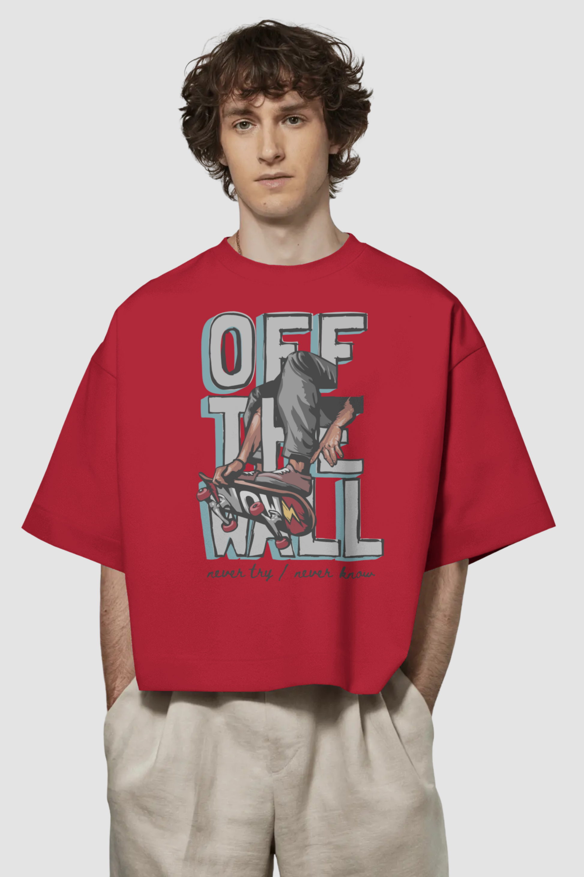 Oversized T-shirt Red