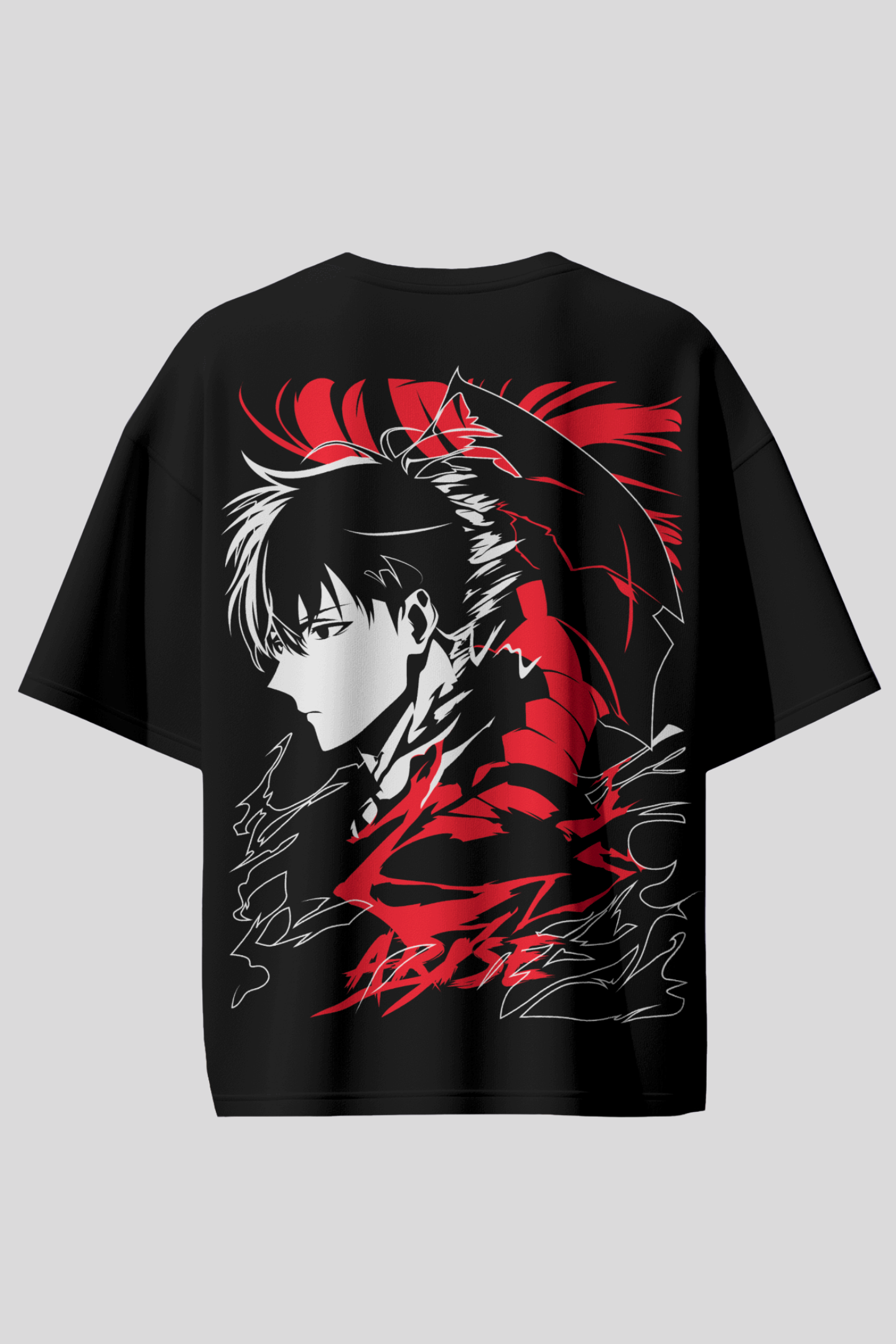 SOLO LEVELING    JIN-WOO X IGRIS OVERSIZED T-SHIRT Black