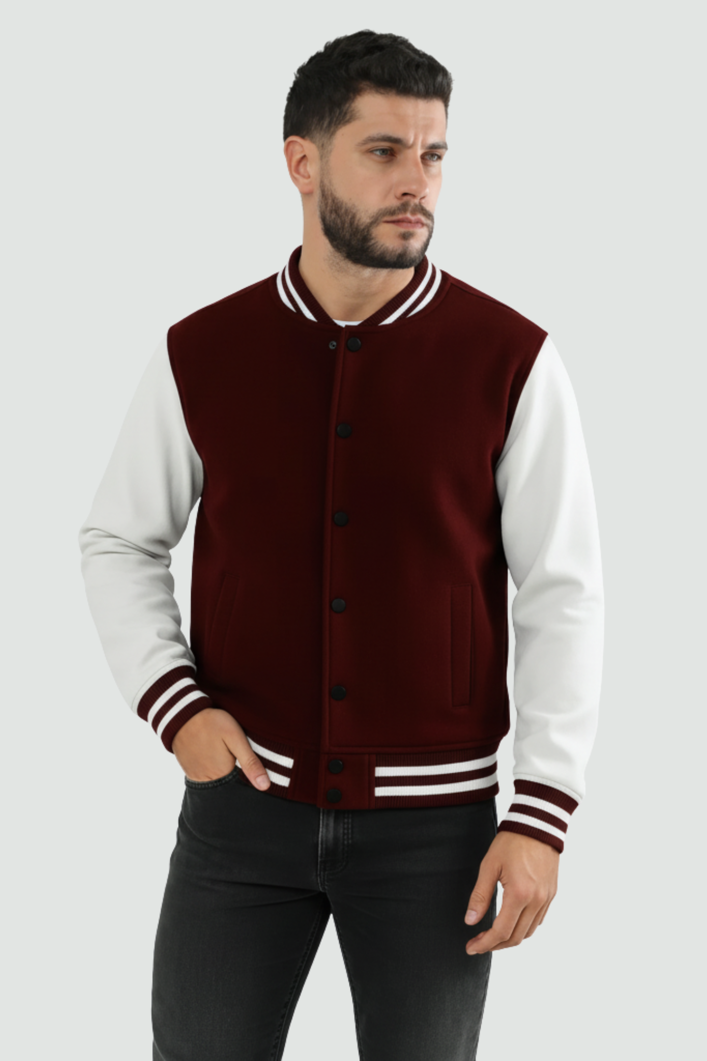 Varsity Jacket Maroon