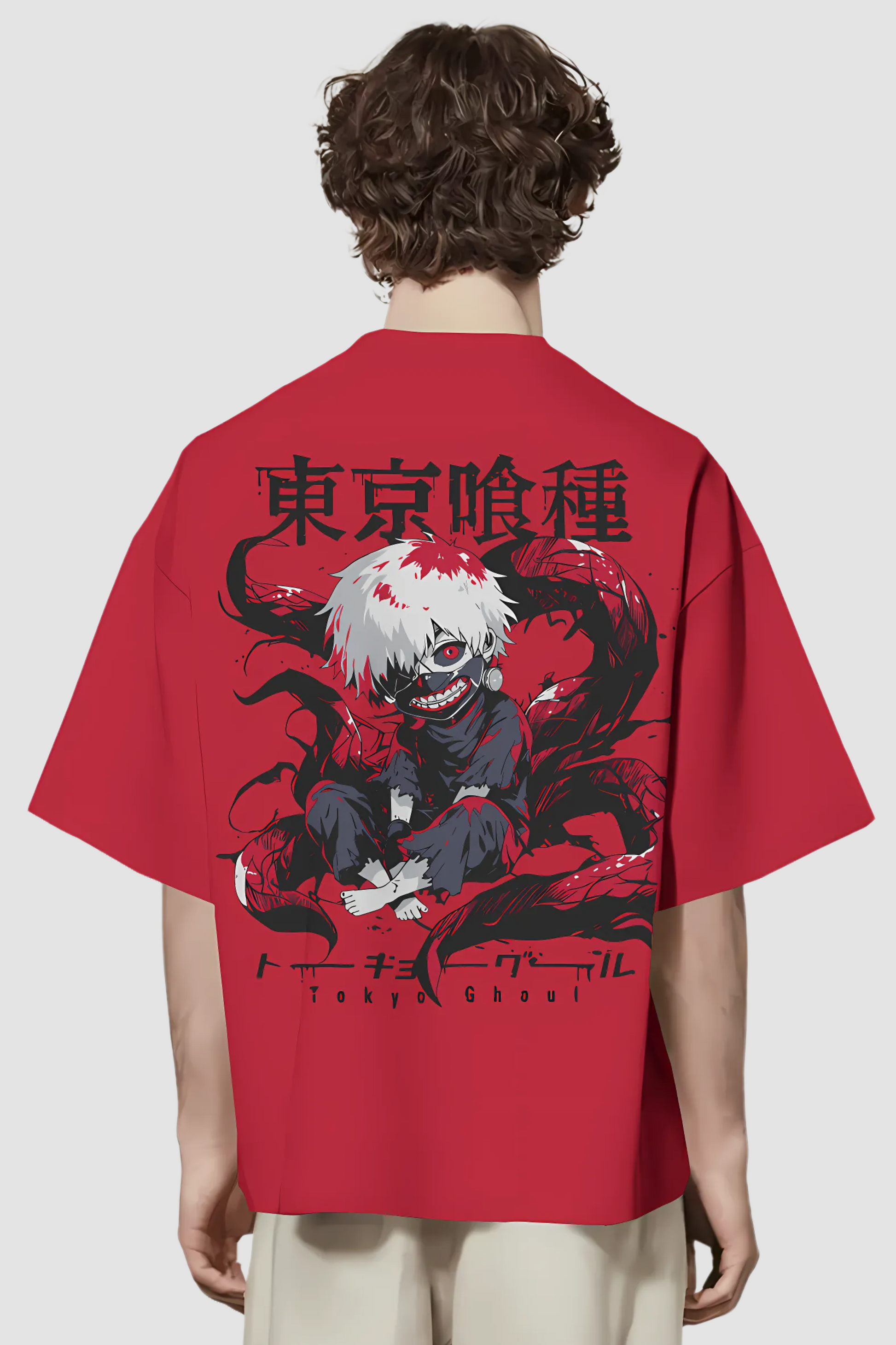 TOKYO GHOUL - OVERSIZED T-SHIRT Red
