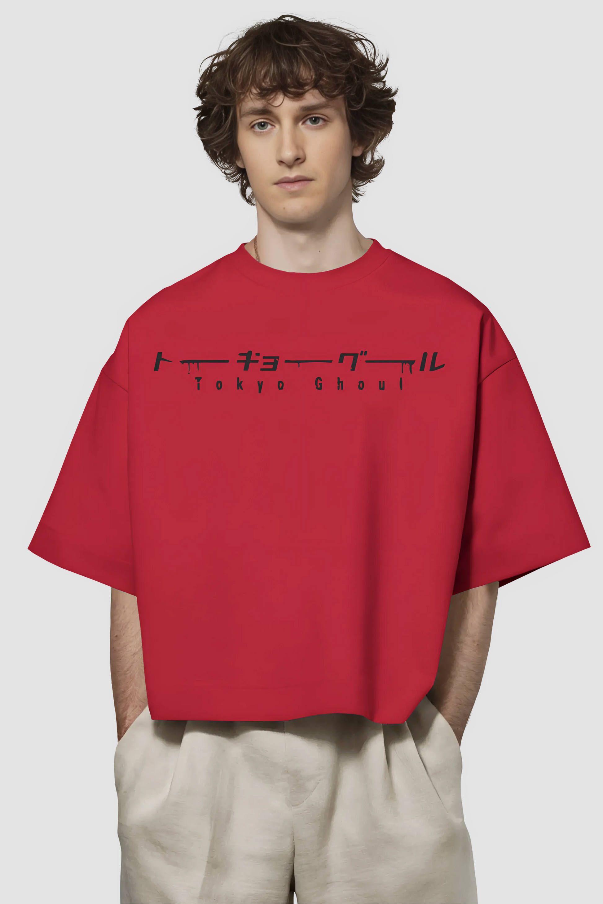 TOKYO GHOUL - OVERSIZED T-SHIRT Red