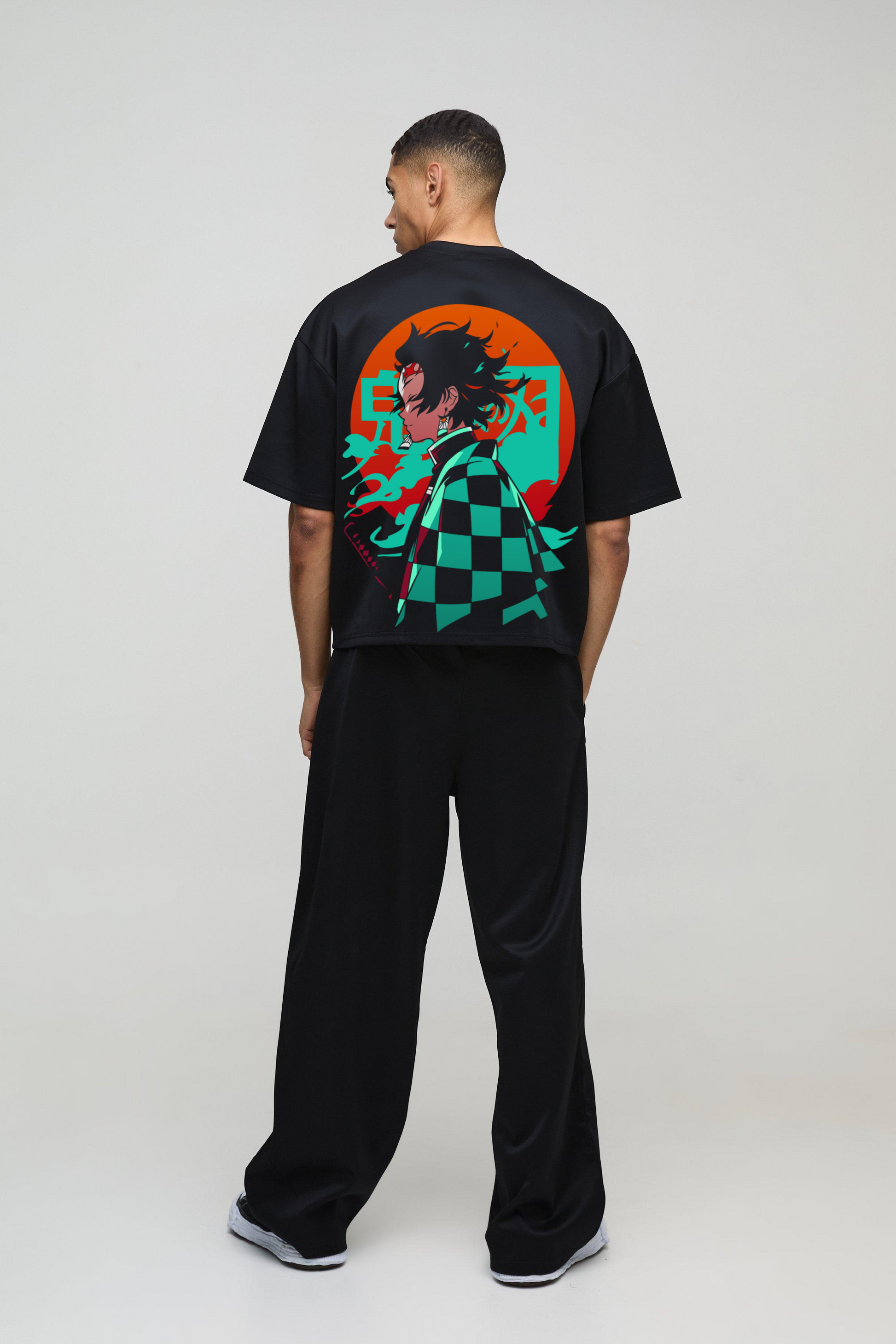 DEMON  SLAYER OVERSIZED T-SHIRT Black
