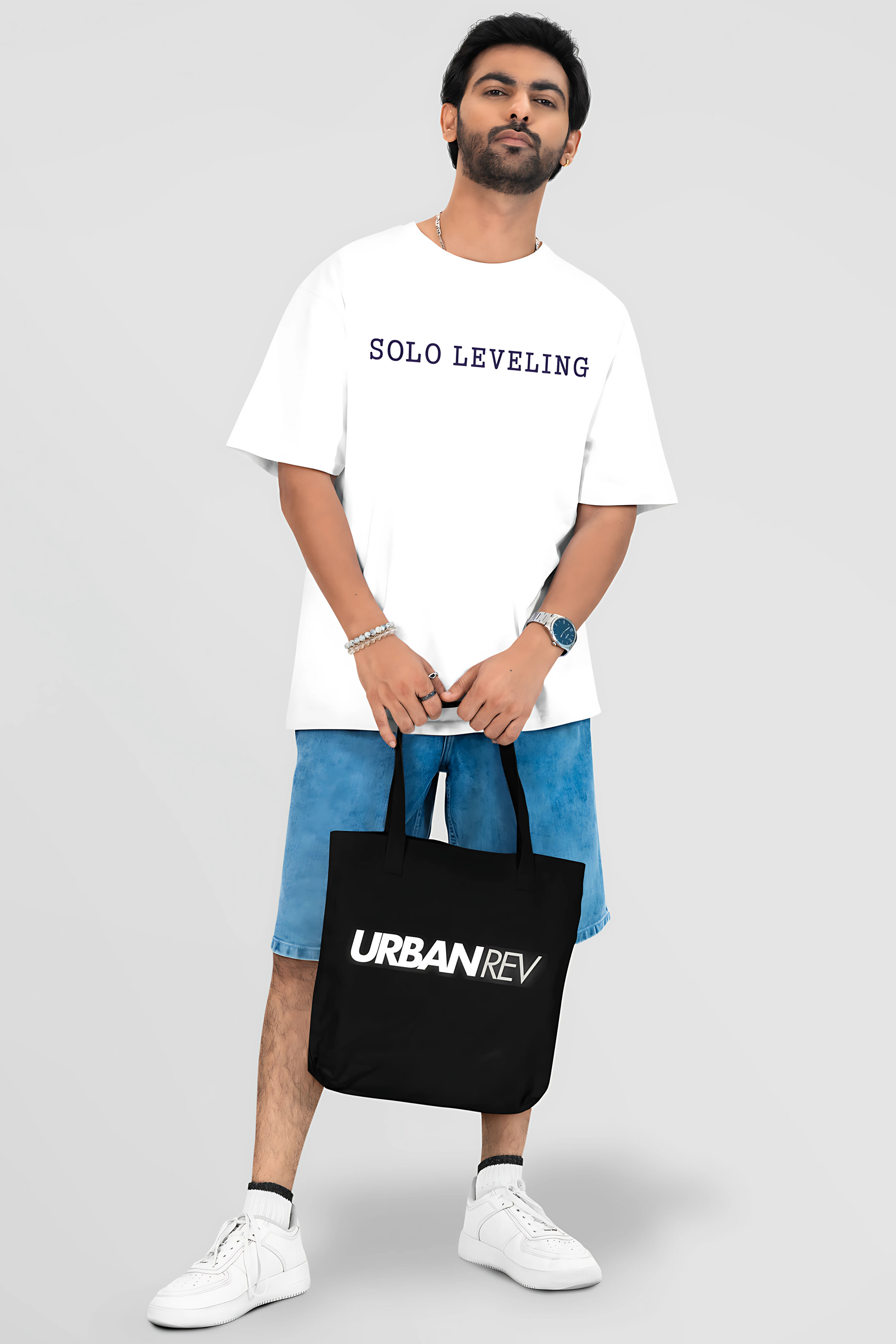Solo Leveling One Man Raid Oversized T-shirt