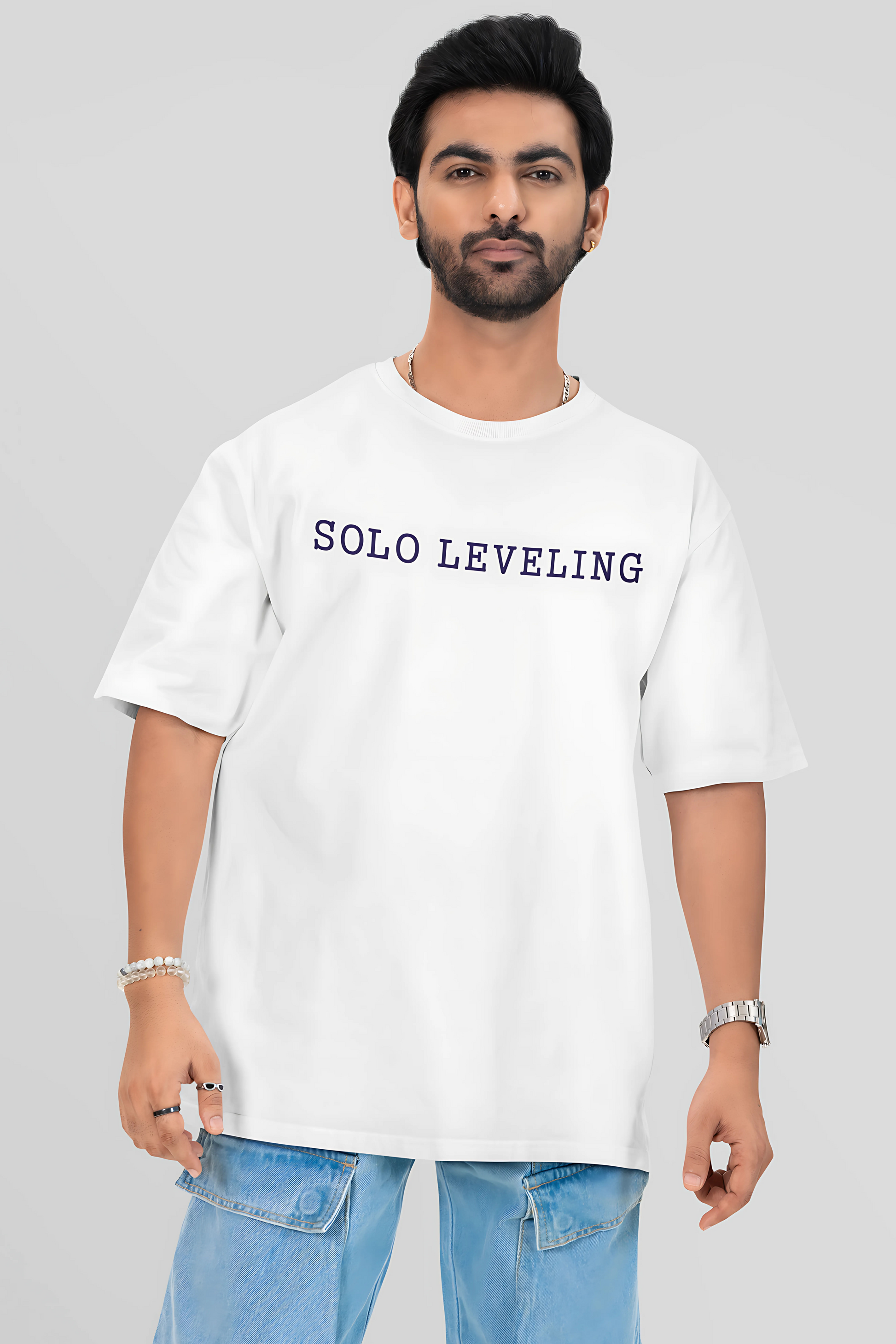 Solo Leveling One Man Raid Oversized T-shirt