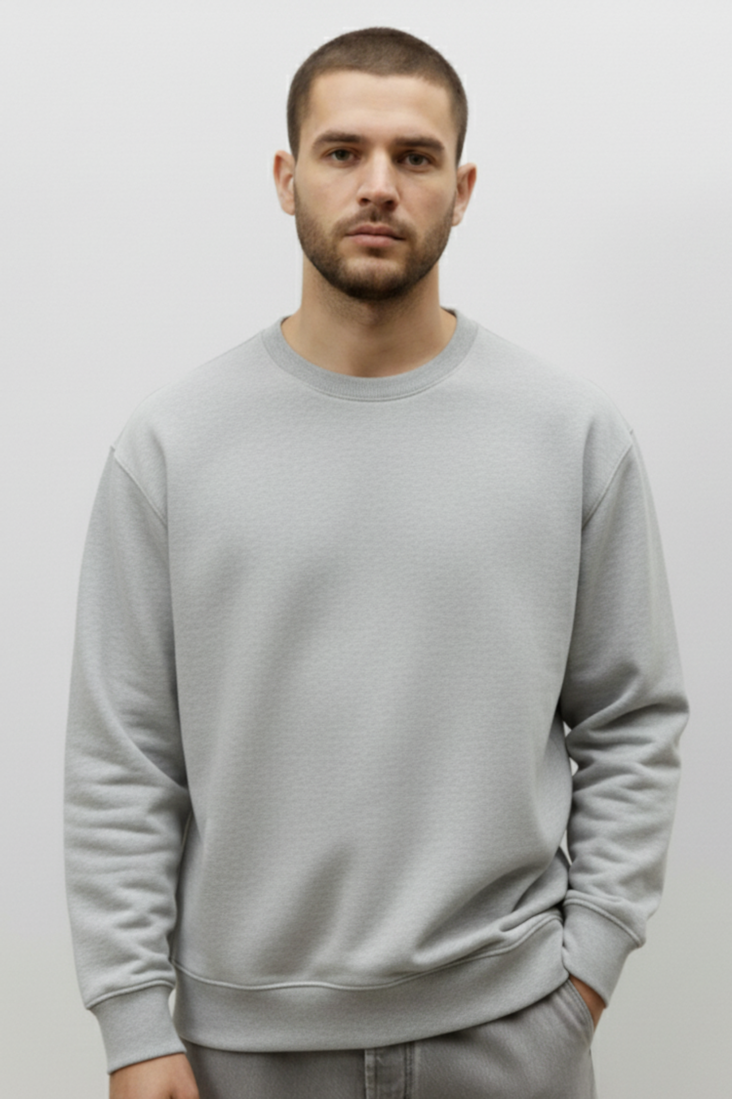 Sweatshirt Grey Melange