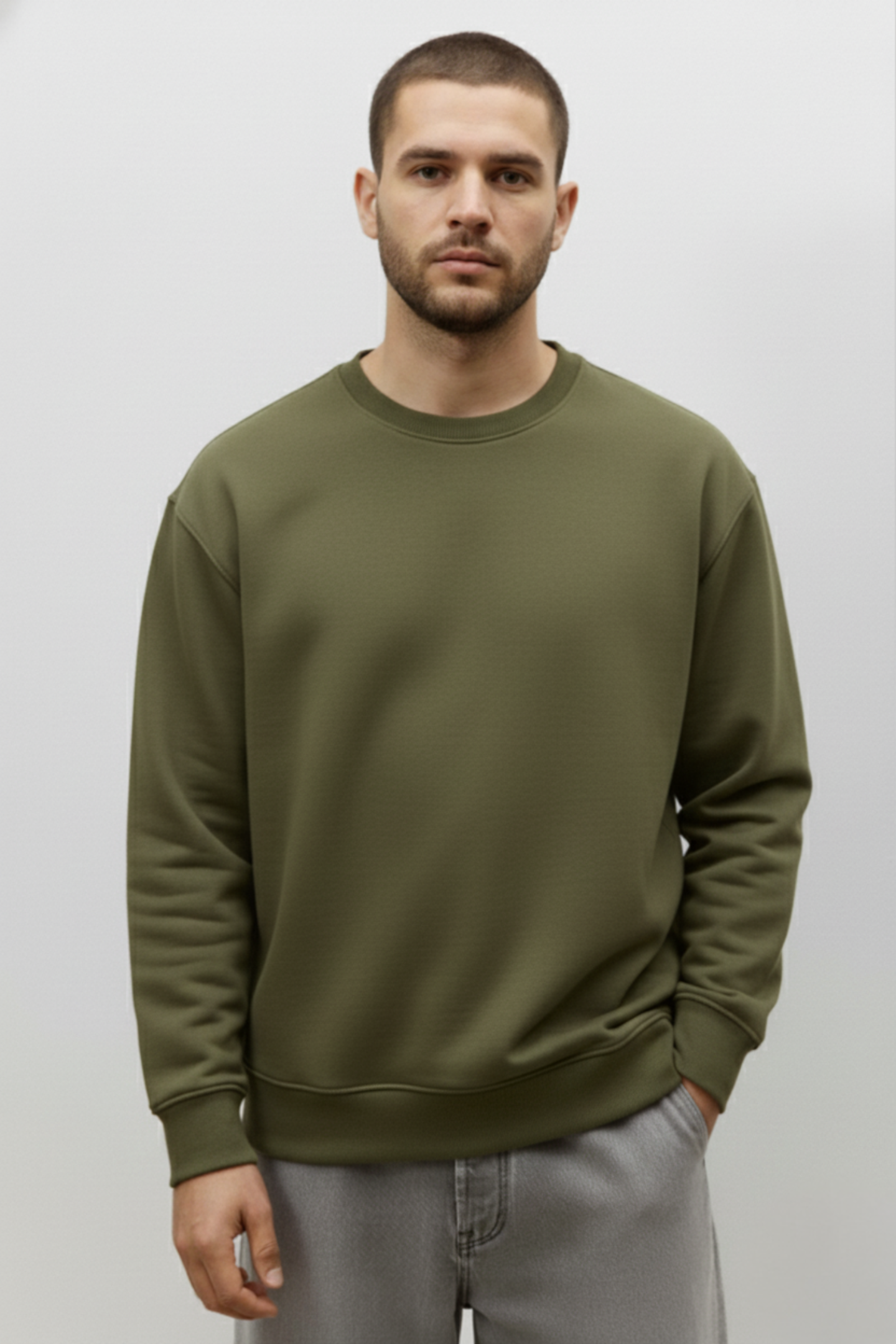 Sweatshirt Olive Green