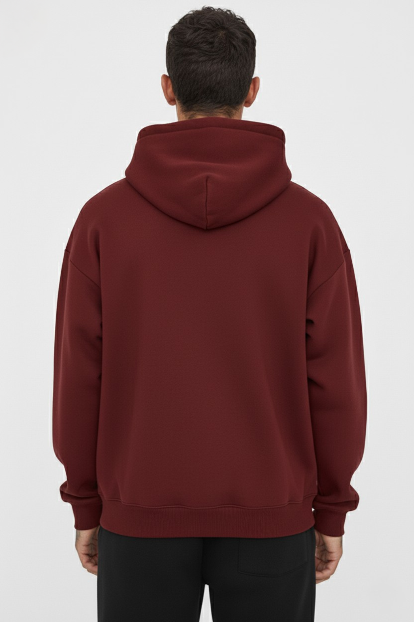 Oversized Hoodie Maroon