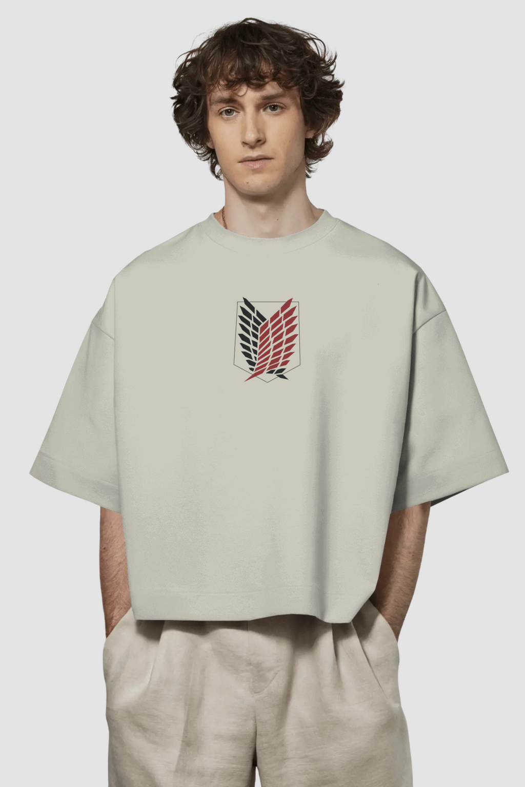 ATTACK ON TITAN - OVERSIZED T-SHIRT Off White