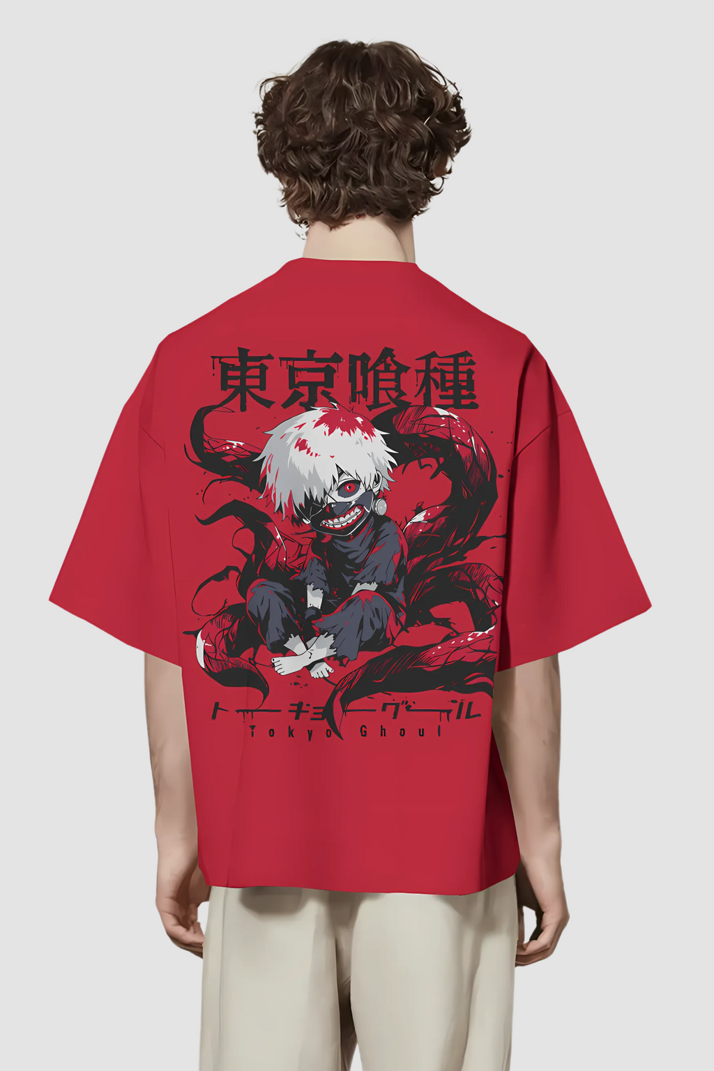 TOKYO GHOUL - OVERSIZED T-SHIRT Red