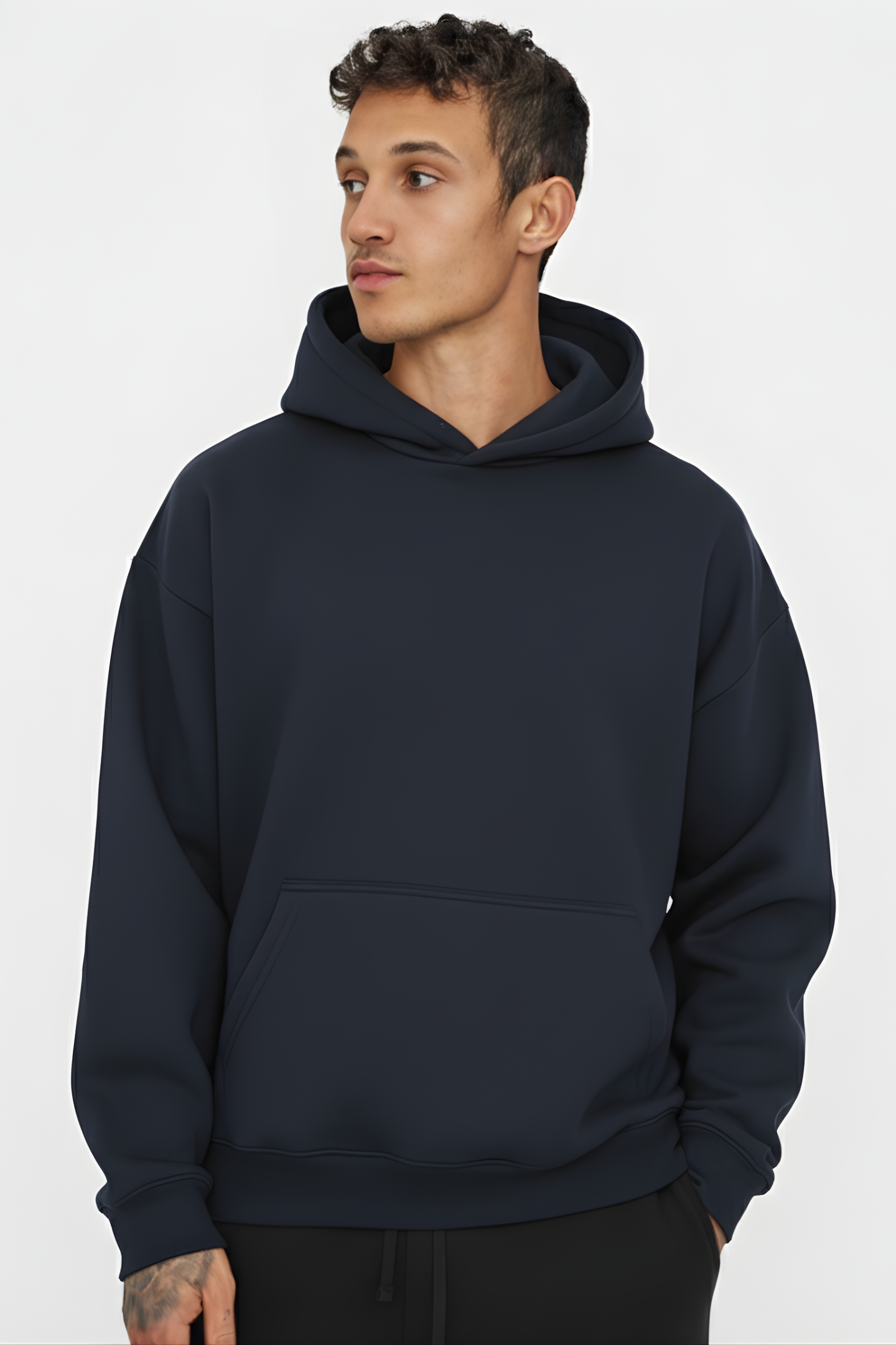 Oversized Hoodie Navy Blue